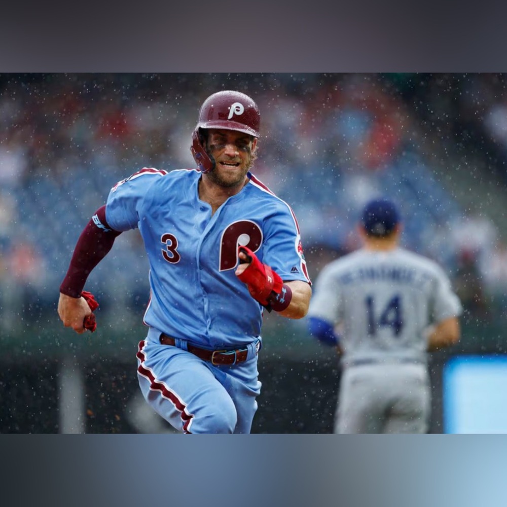 Majestic Authentic Phillies Bryce Harper Cooperstown MLB Jersey Men’s Sz: XXL - Picture 3 of 7
